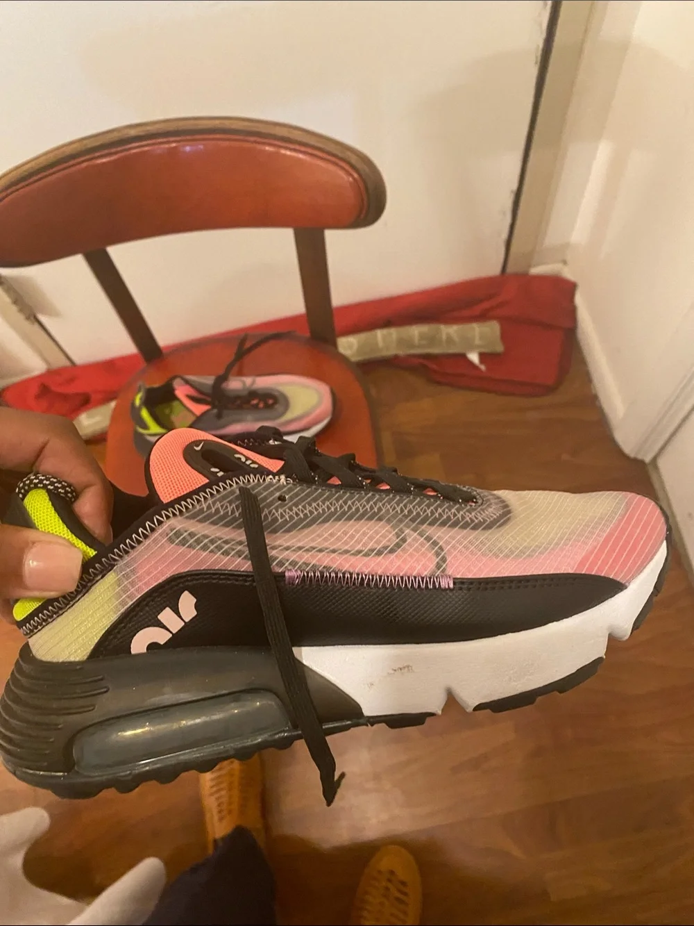 Nike Air Max Gradient Runner - Pink, Neon Yellow, Black